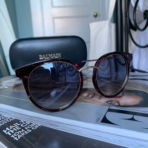 Balmain Tortoise Sunglasses